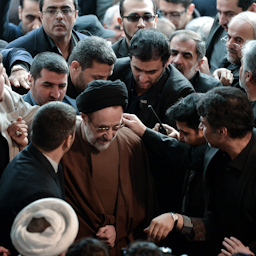 Iran’s former president Mohammad Khatami attends the mourning ceremony of fellow former president Akbar Hashemi Rafsanjani in Tehran, Iran on Jan. 9, 2017. (Photo via Getty Images)