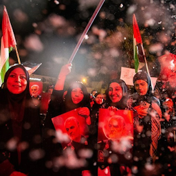 تظاهرات حامیان فلسطین؛ تهران، ایران، ۱۵ مهر ۱۴۰۲. (عکس از خبرگزاری تسنیم)