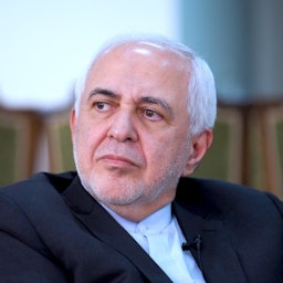 Former foreign minister Mohammad Javad Zarif gives an interview to an Iranian outlet in Tehran, Iran on Mar. 4, 2024. (Photo via Faraz online daily)