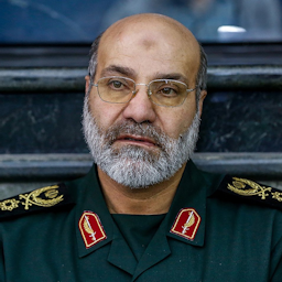 Iran’s top general in Lebanon and Syria, Mohammad Reza Zahedi pictured at an event in Tehran, Iran on May 6, 2017. (Photo by Mohsen Ranginkaman via Defa Press)