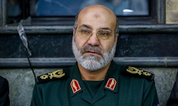 محمدرضا زاهدی، سرتیپ ارشد ایران در لبنان و سوریه، در یک مراسم؛ تهران، ایران، ۱۶ اردیبهشت ۱۳۹۶. (عکس از محسن رنگین کمان/ دفاع پرس)