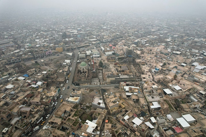 تصویری از شهر موصل در مه؛ عراق، ۱۳ دی ۱۴۰۲/ ۳ ژانویه ۲۰۲۴. (عکس از گتی ایمیجز)