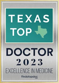 Texas Top Doctor 2023 Excellence in Medicine award