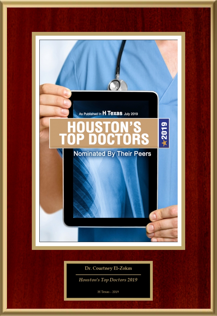 Houston's Top Doctors 2019 award