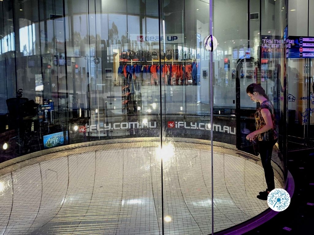 Dandelions Aerospace Engineer, Lea, at iFly Downunder