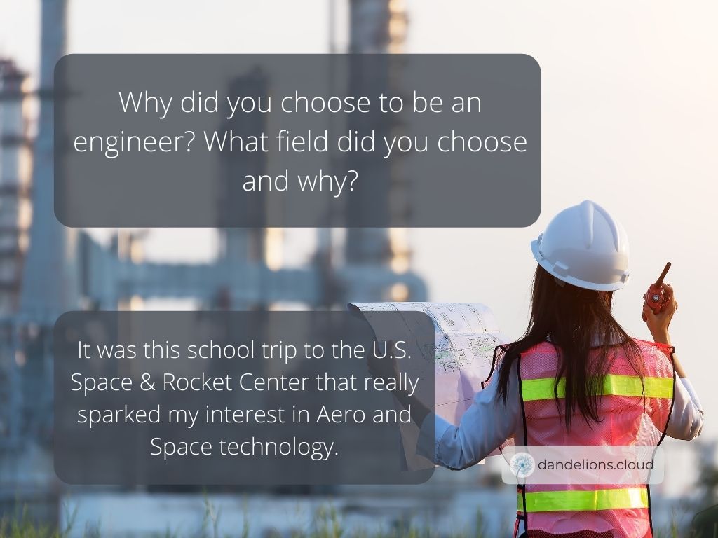 A school trip made Lea interested in becoming an Aerospace Engineer