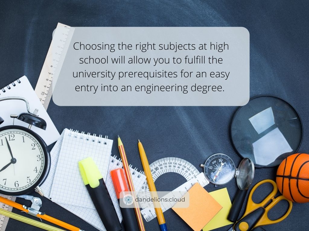 Choosing the right subjects will allow you to fulfil the university prerequisites