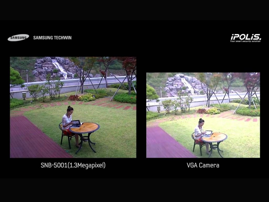 1.3 MP vs VGA quality | Image credit: SamsungSecurity1 