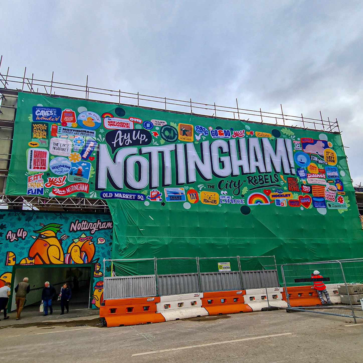 Jess Bright Design Nottingham City Street Artwork Jess Bright Design