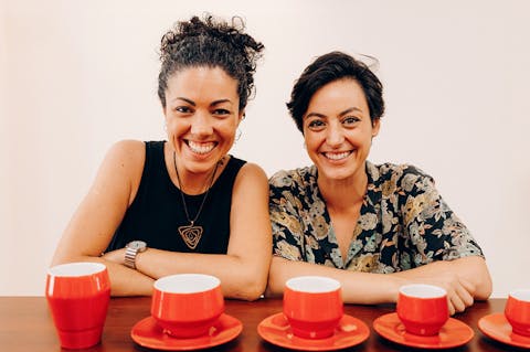 Ludovica Ladu and Carol Mello