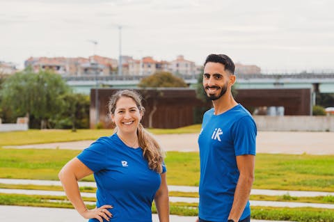 Alberto Fenu and Martina Floris