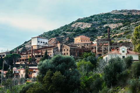 Pozzo Sella in the mining landscape of Monteponi