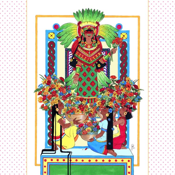 Goddess Xochiquetzal 