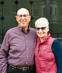 Older Couple Smiling