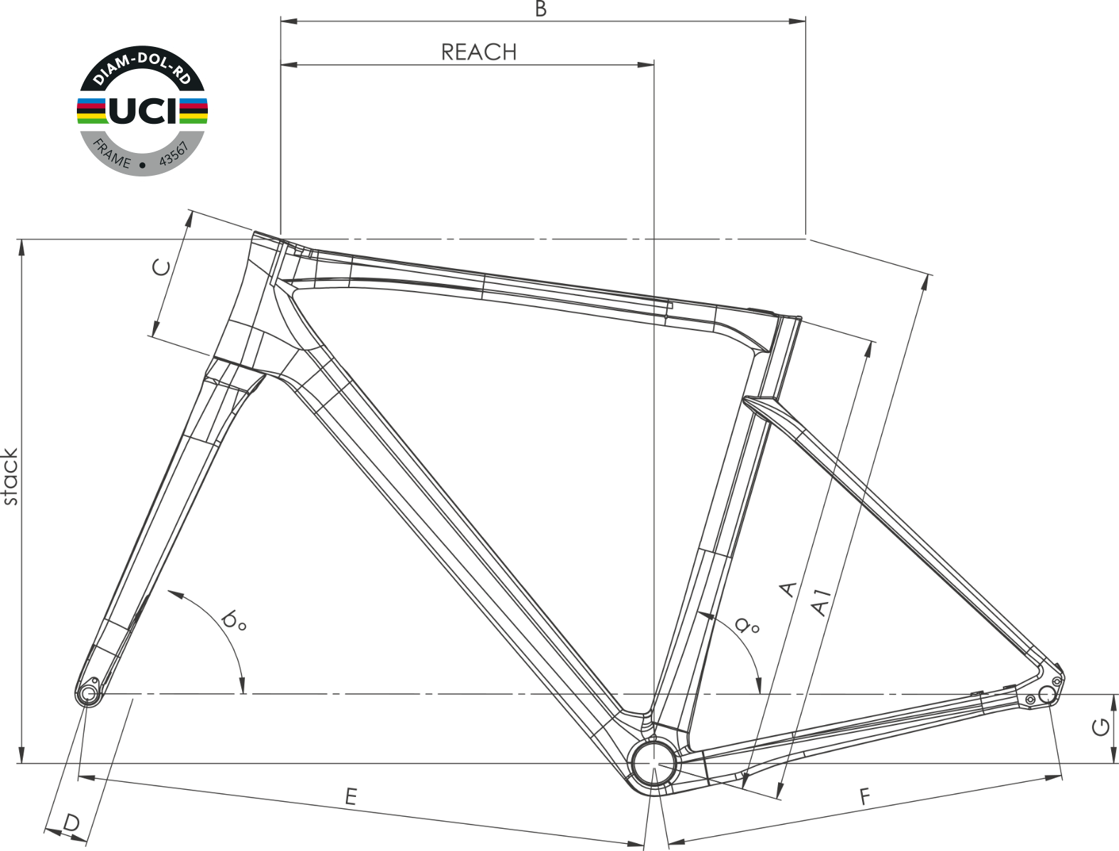 MCipollini Dolomia frame details technical scheme