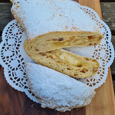 Austrian apple strudel