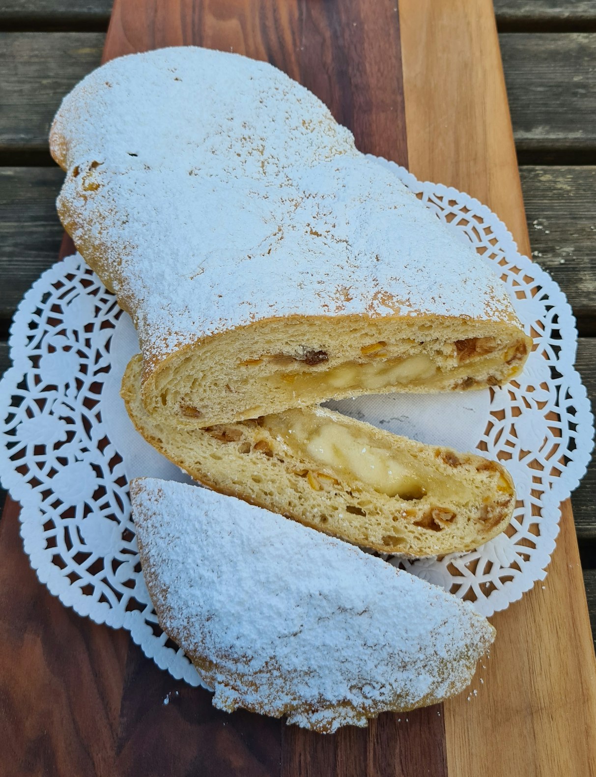 Austrian apple strudel