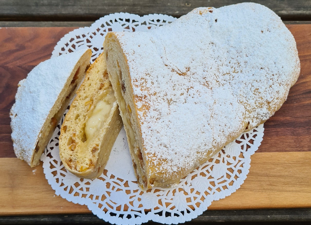 Austrian apple strudel