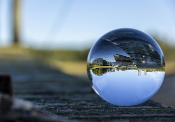 Place through water drop