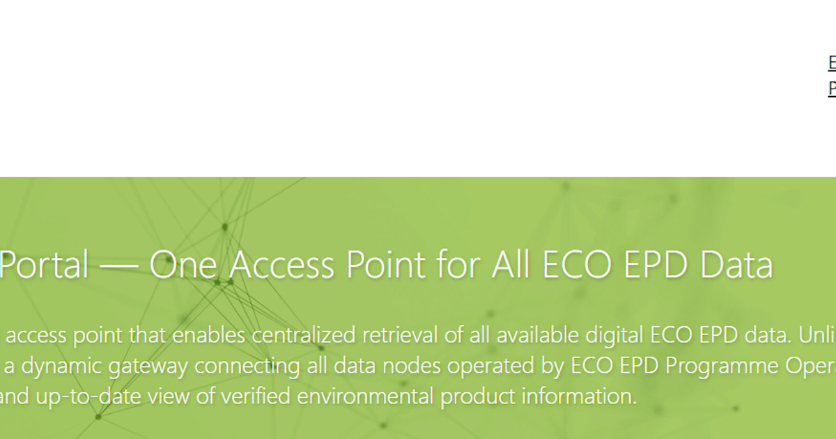 Epd Wallet Temporary Technical Issue with ECO Platform EPD Uploads | EPD International