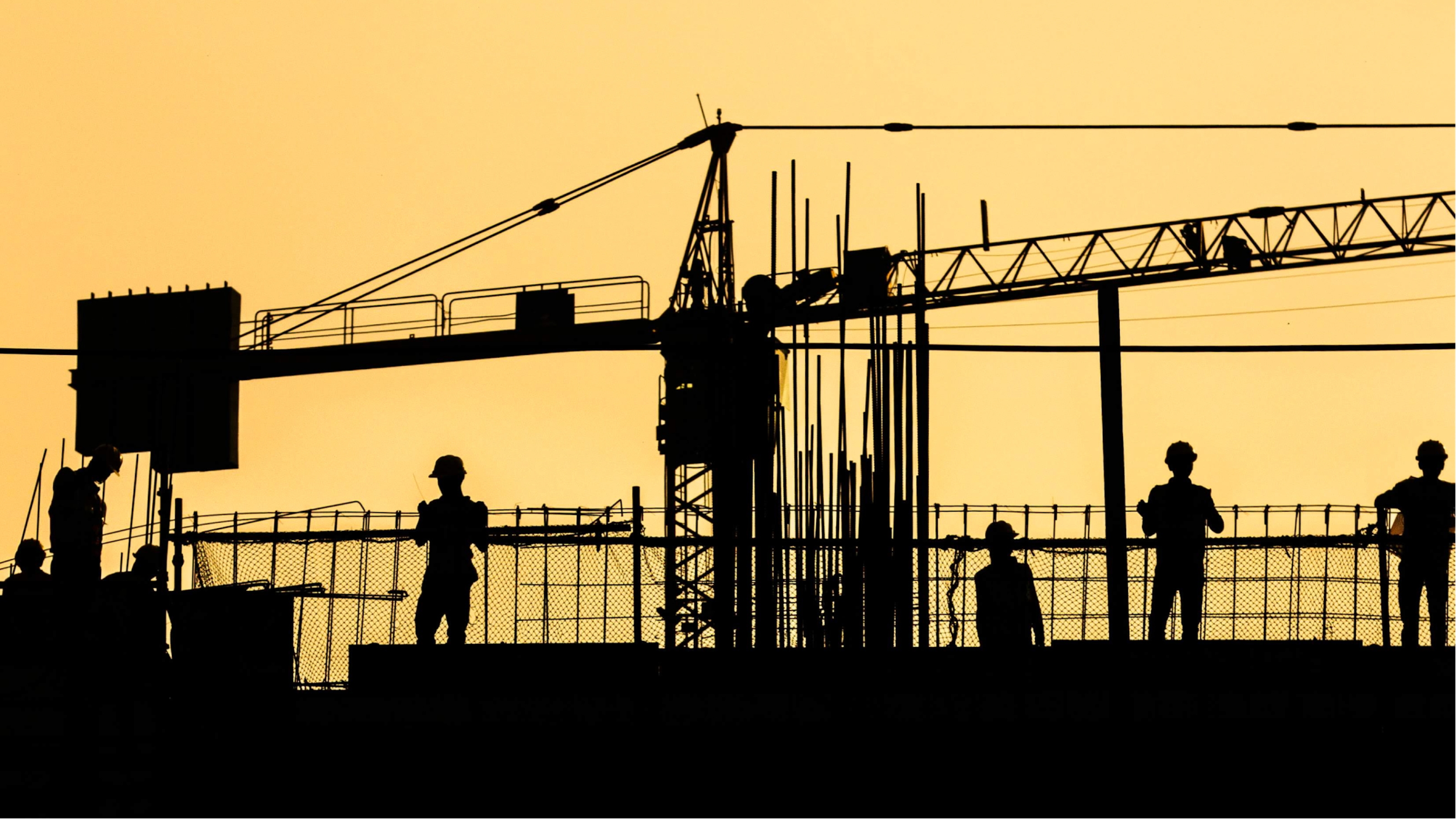workers on site
