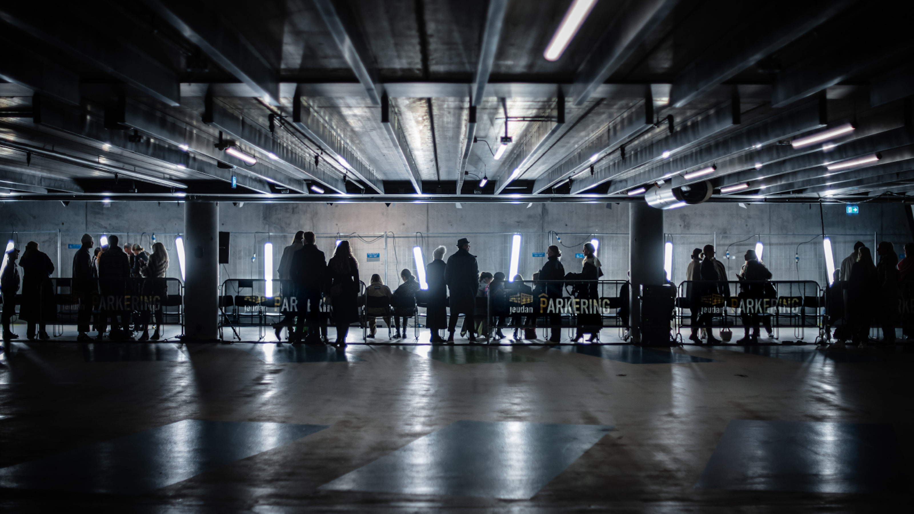 dark office space
