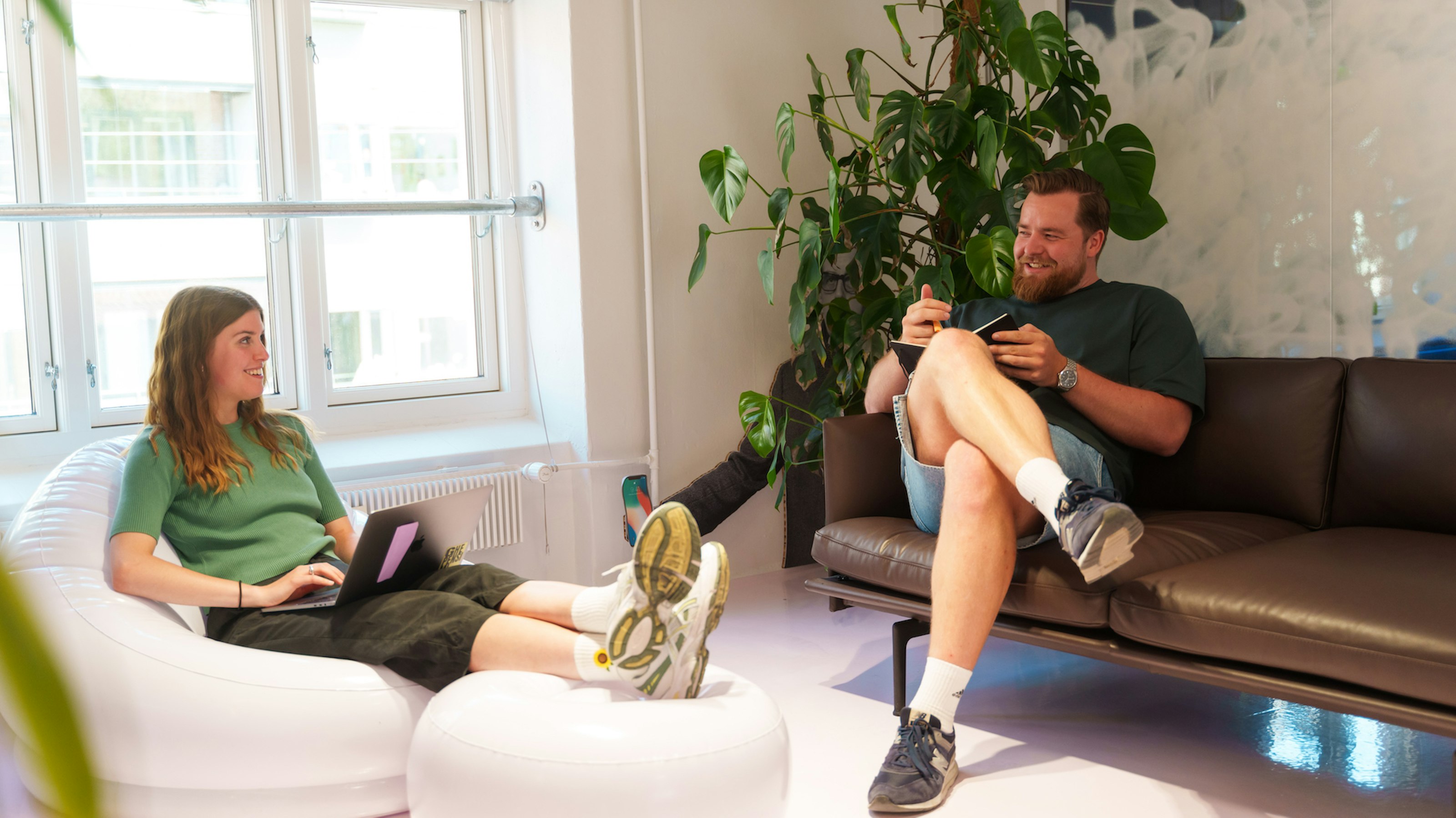 relaxed discussion