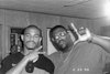 Al-D and Big DeMo in the wood room, months before the recording of Screw’s most famous tape, June 27th. Photo: DJ Screw. Courtesy of DeMo Sherman and University of Houston Libraries Special Collections.