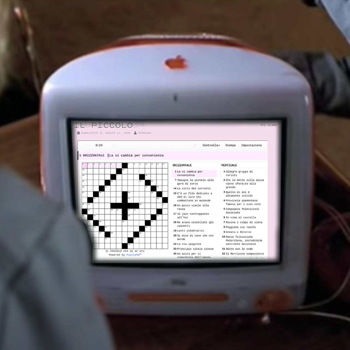 Il secondo criciverba del Piccolo Cruciverba