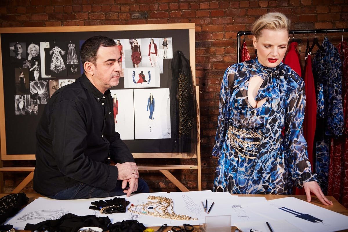 Curvy is a state of mind: Antonio Berardi per Marina Rinaldi