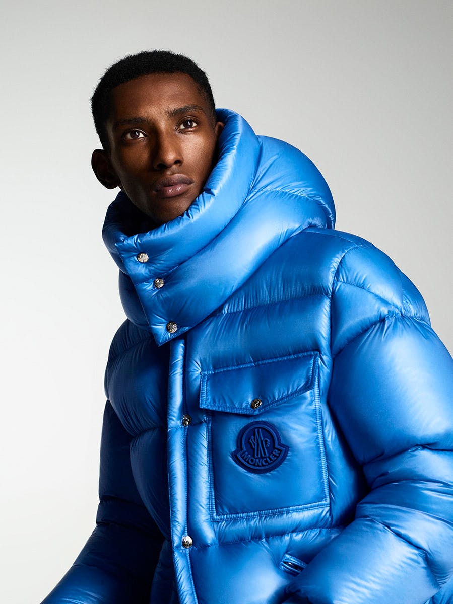 moncler blu lucido