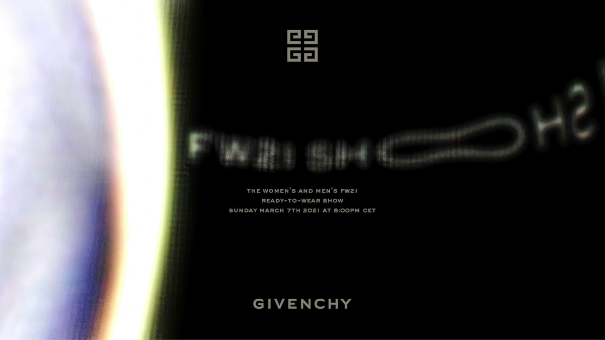 Givenchy Womenswear Fall Winter 2021 in Live Streaming