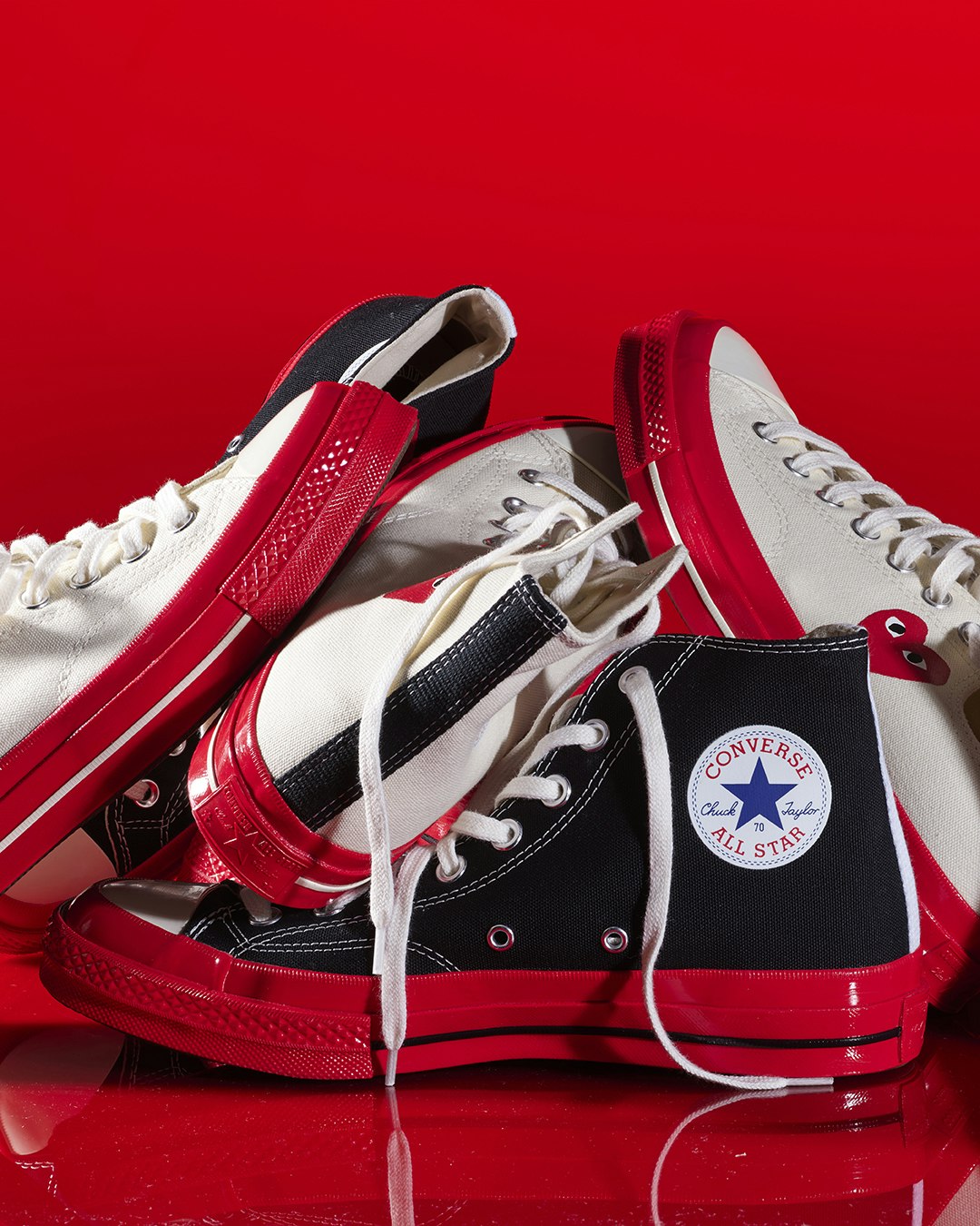High Top Converse X Cdg Restock Chuck Taylor Cdg Converse Restock