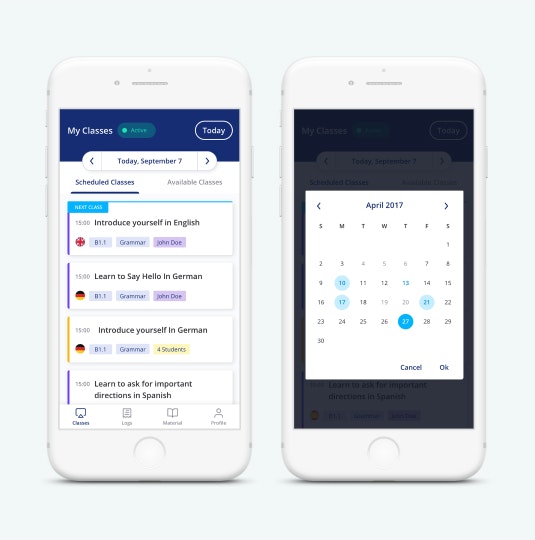 Lingoda mobile App Lingoda mobile App