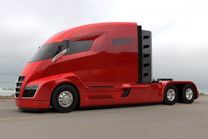 Electrical semi-truck