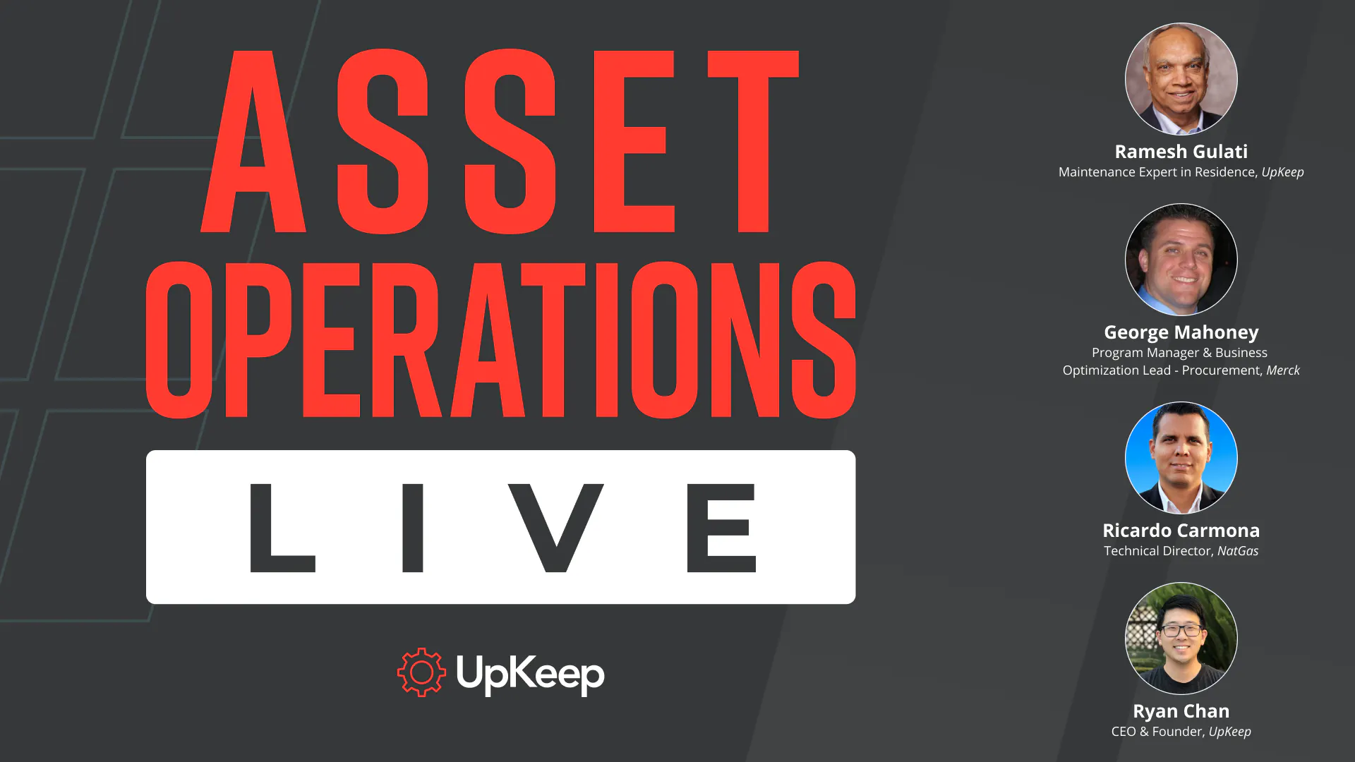 Asset Operations Live: How to Bring Maintenance, Reliability, and Operations Together to Be Revenue Drivers, Not Cost Centers