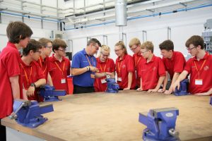 young people in manufacturing