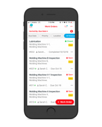 Work order on mobile