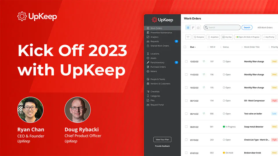 Kick Off 2023 with UpKeep