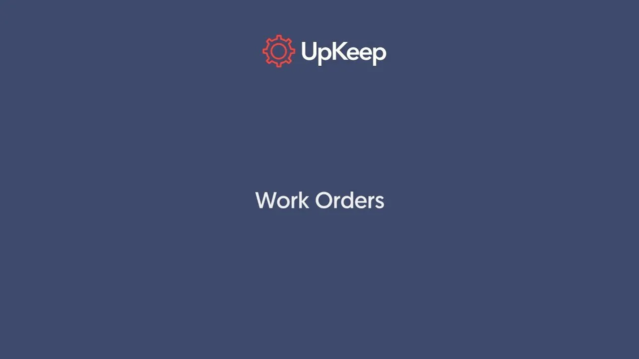 Work Order Software Video - Thumbnail