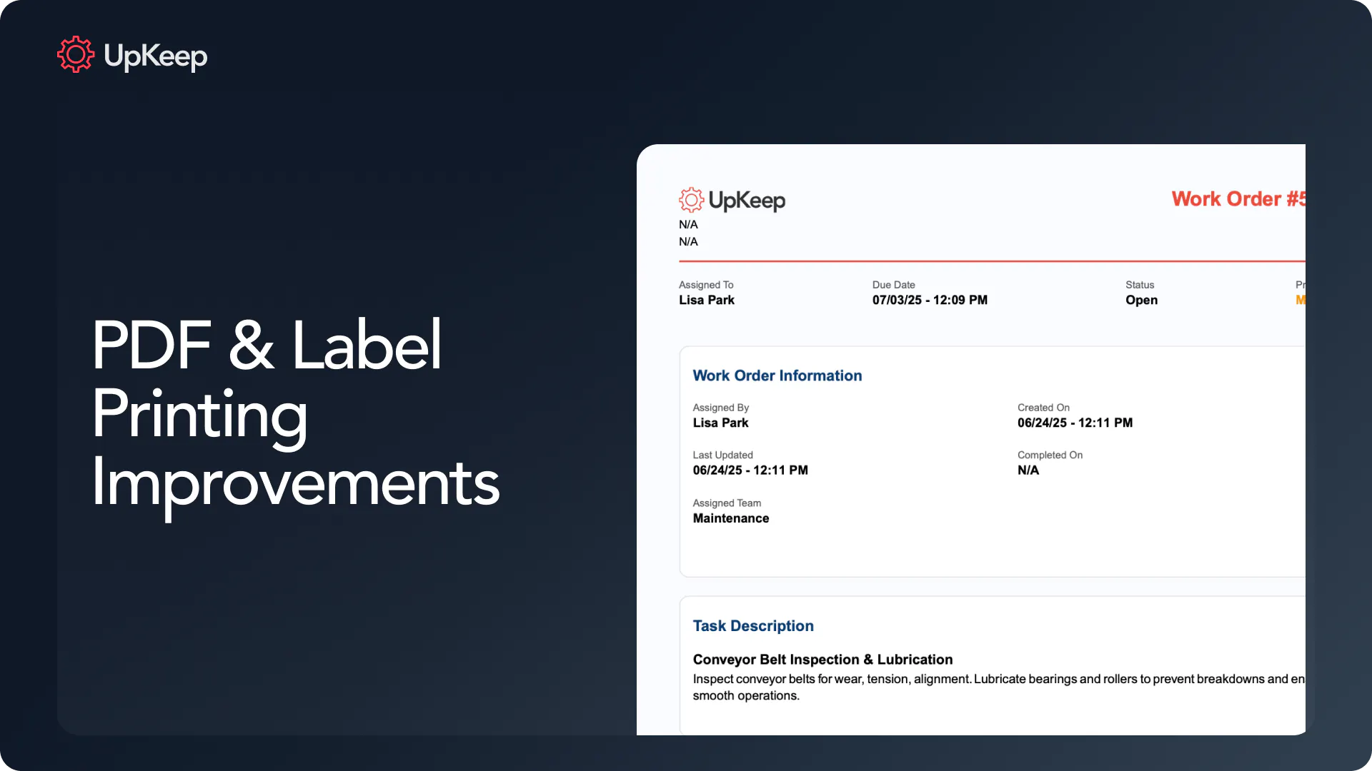 Enhanced Printing & Interface Improvements