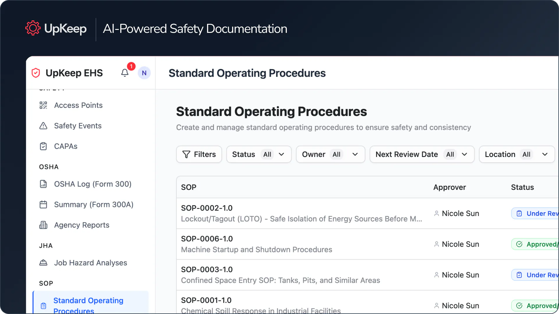 Introducing AI-Powered Safety Documentation