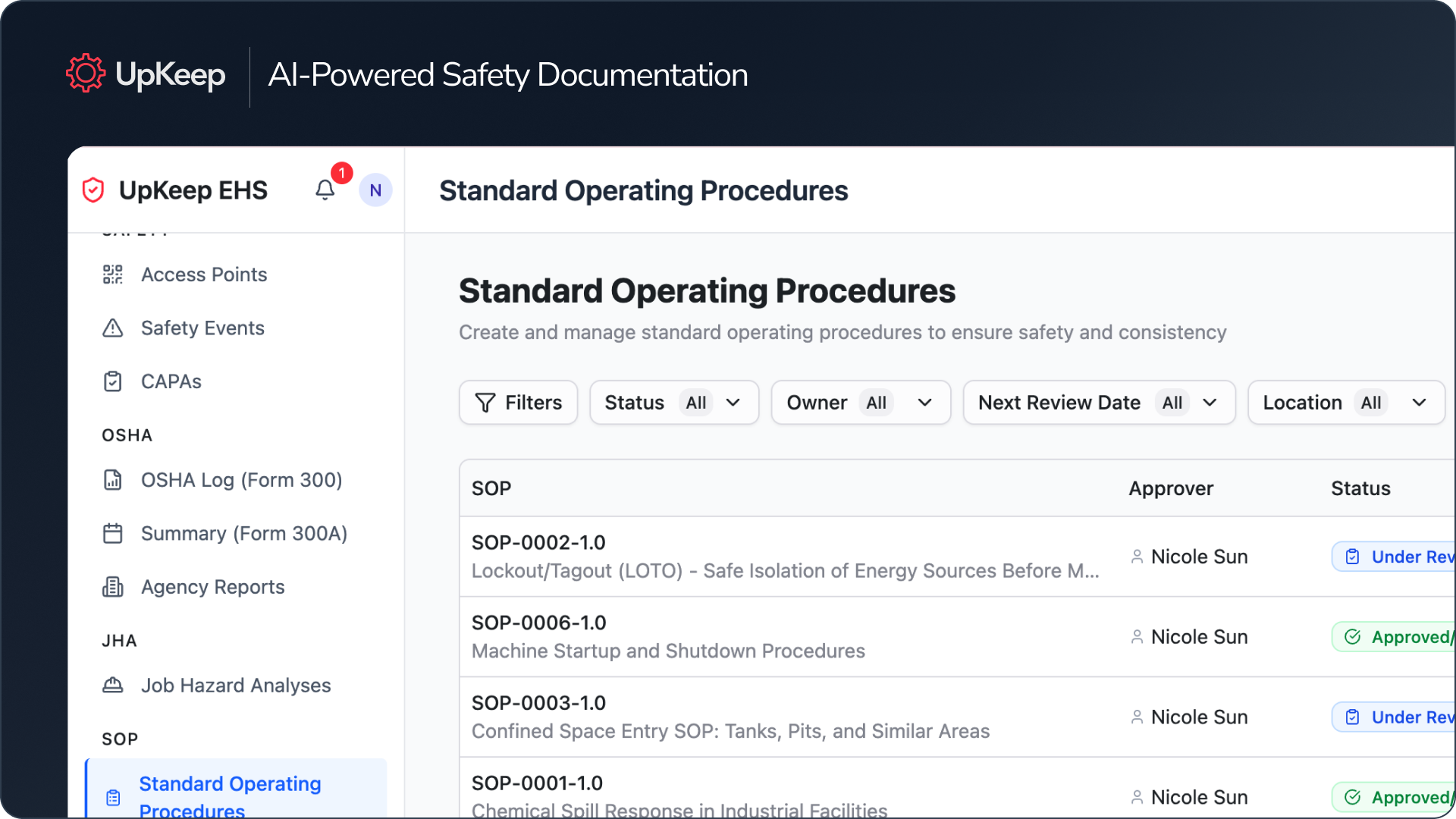Introducing AI-Powered Safety Documentation