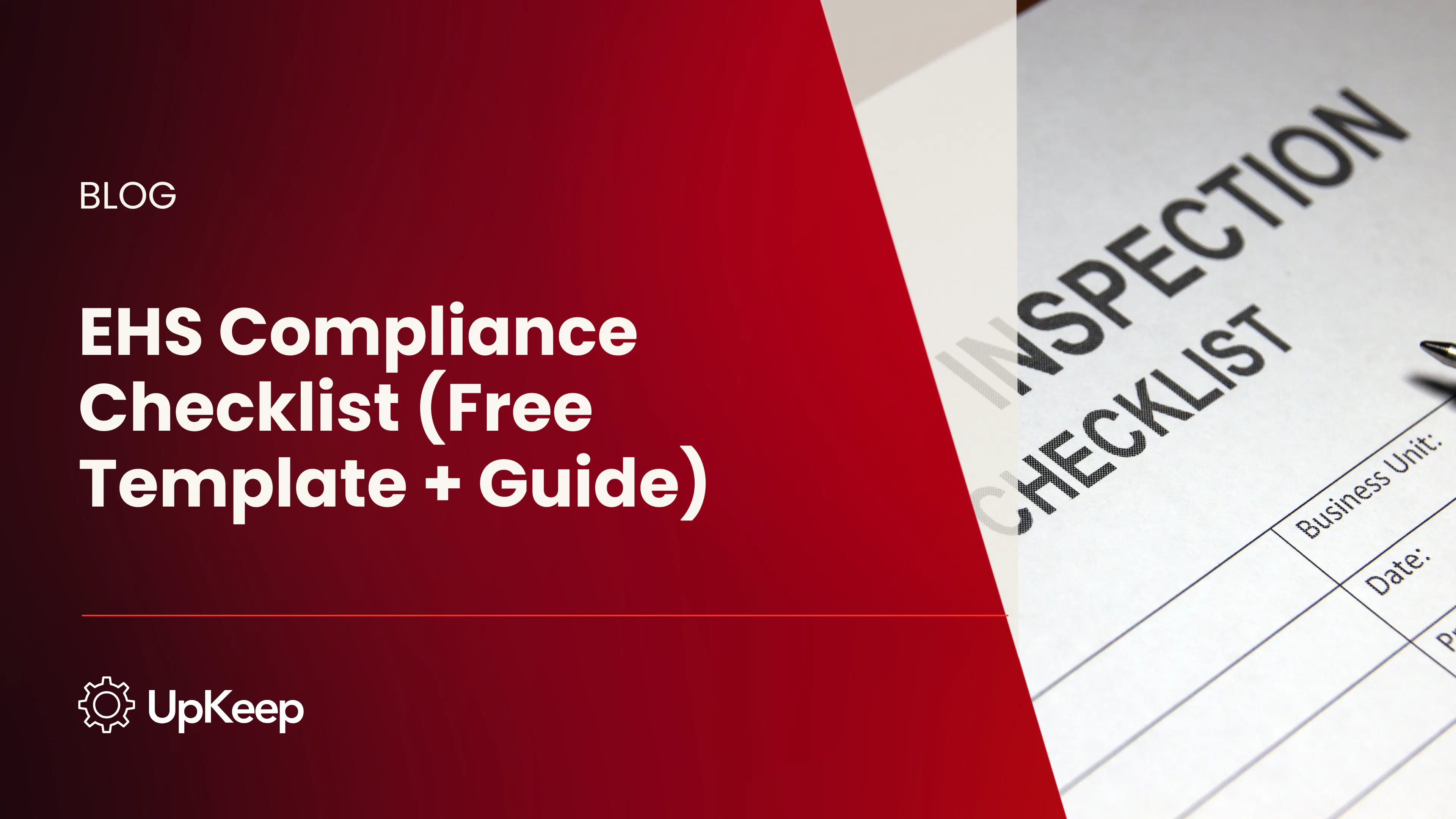 EHS Compliance Checklist (Free Template + How-To)
