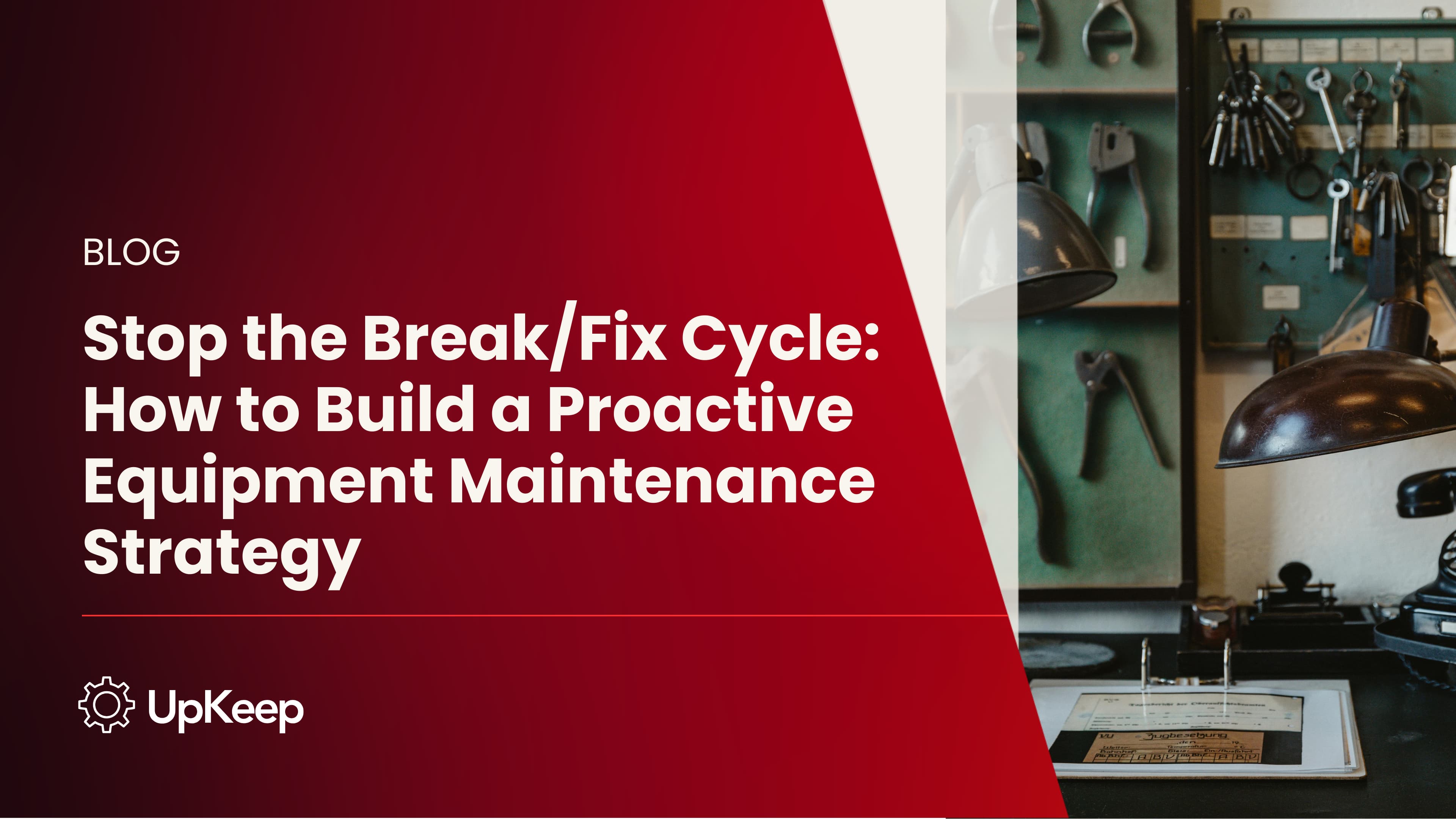 Break the cycle: proactive equipment maintenance tips.