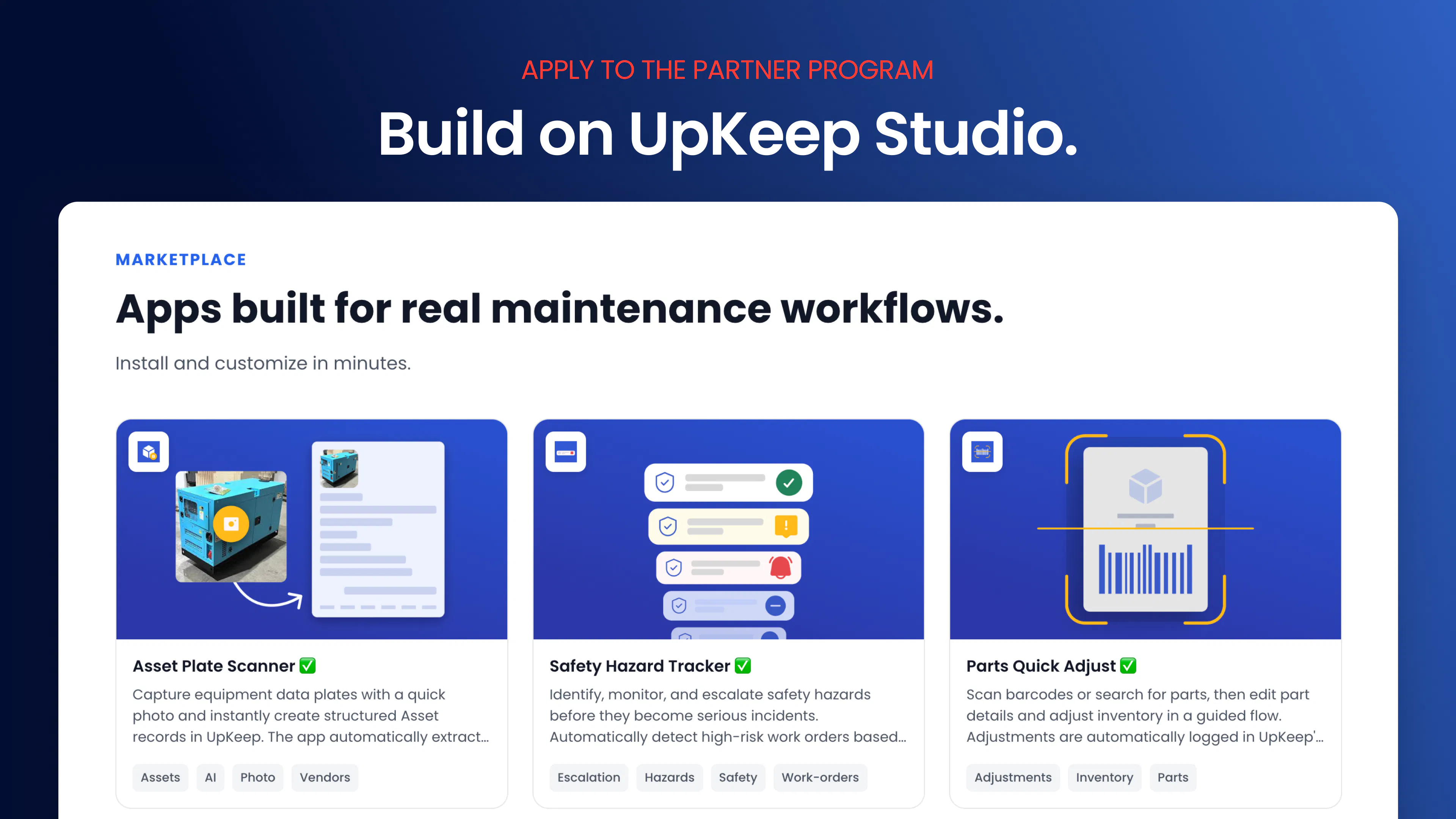 What's New in UpKeep Studio: New Apps + Partner Program