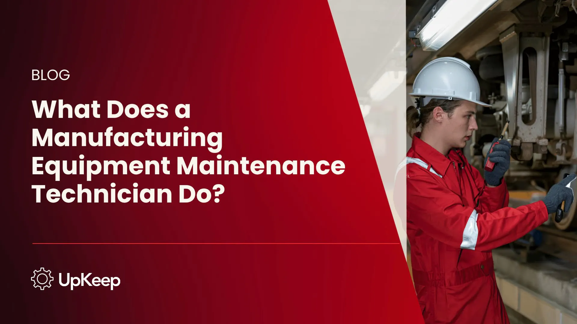 What Does a Manufacturing Equipment Maintenance Technician Do?