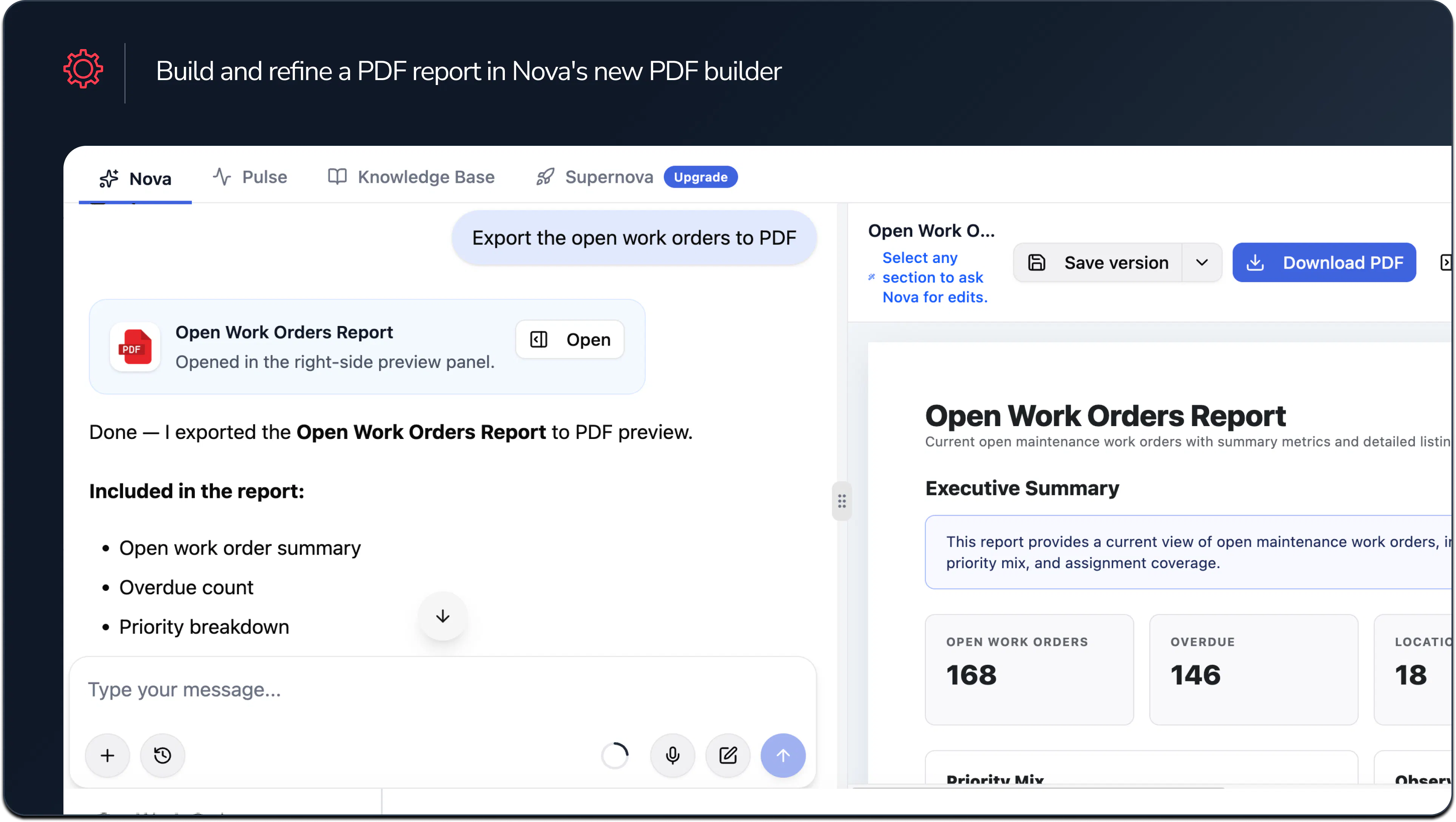 Nova's PDF Builder is Here and Fleet Adds Samsara DVIR Capture and Tracking on Registration and Warranty
