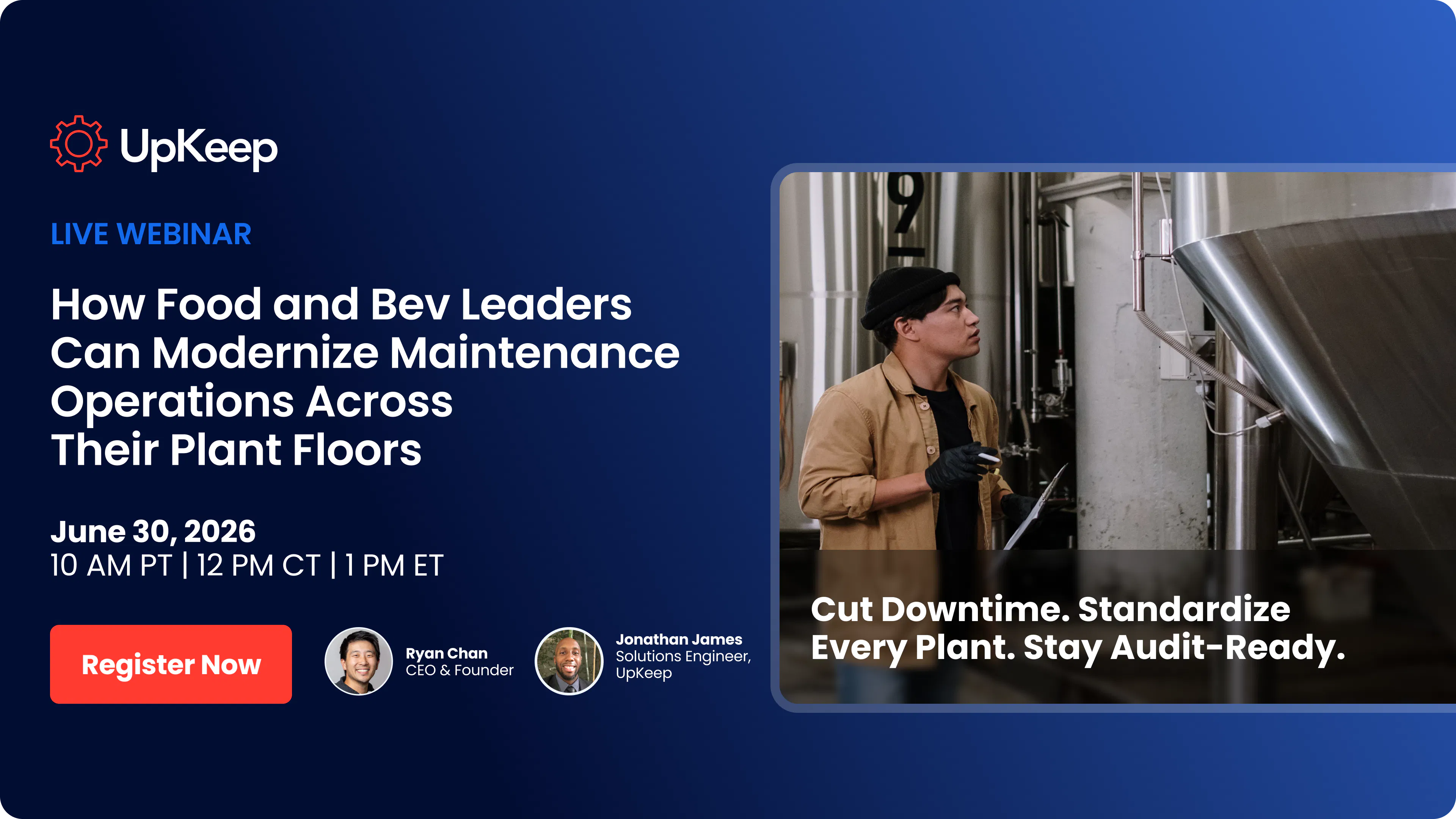 An Industry Perspective: How Food and Bev Leaders Can Modernize Maintenance Operations Across Their Plant Floors