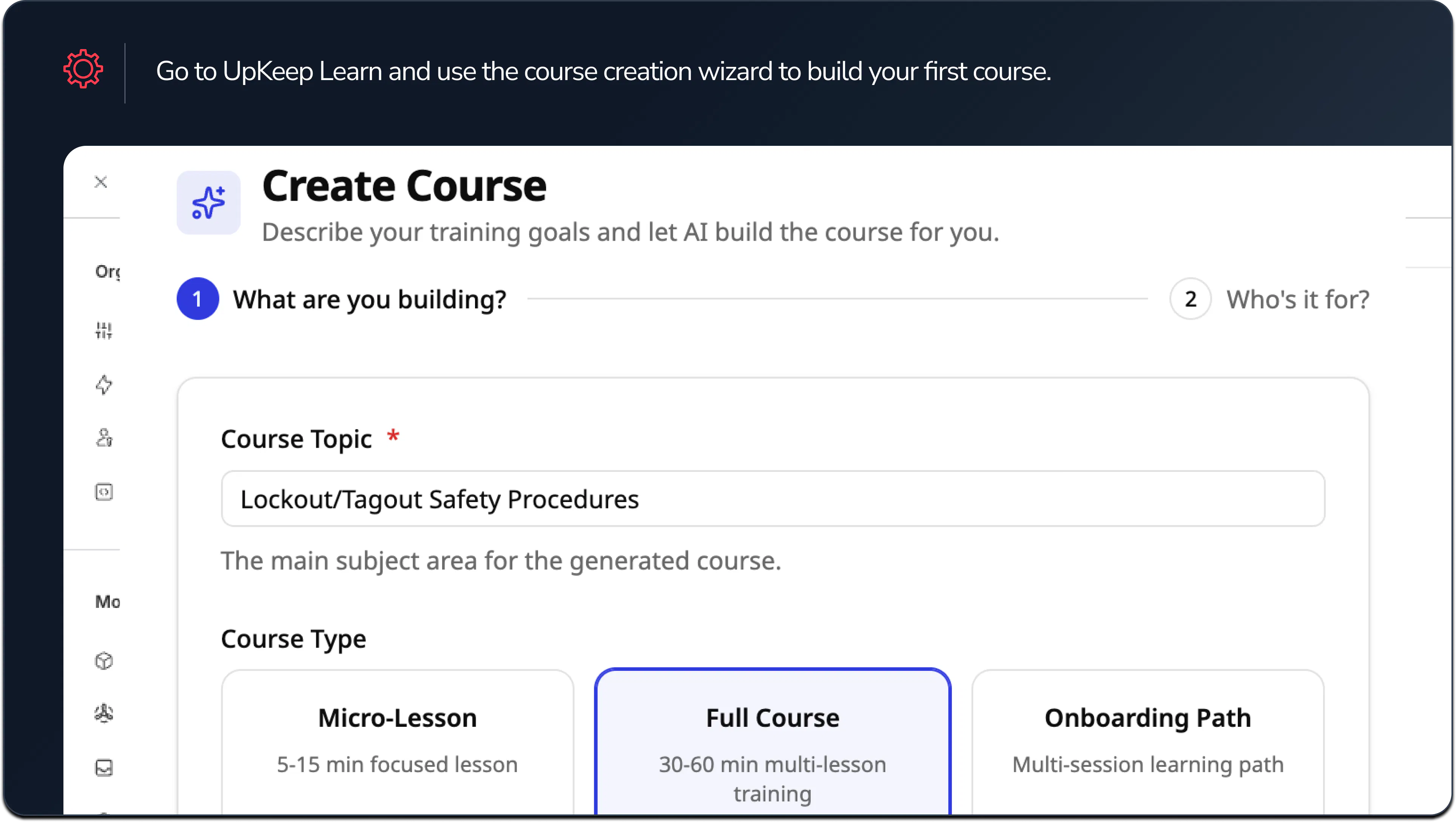 UpKeep Learn Now Builds Courses, Safety Gets Anonymous Reporting and Multi-Asset Linking, and Studio Adds PM Workload Forecasting